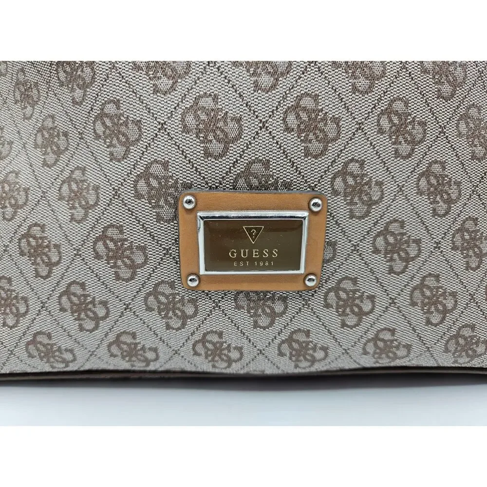 Guess by Marciano Women's Satchel‎ Purse Handbag Tan Brown EUC
